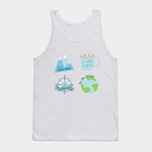 Travel Aesthetic Pack Tank Top